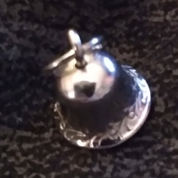 Vintage Silver Bell Charm - Picture 1 of 1